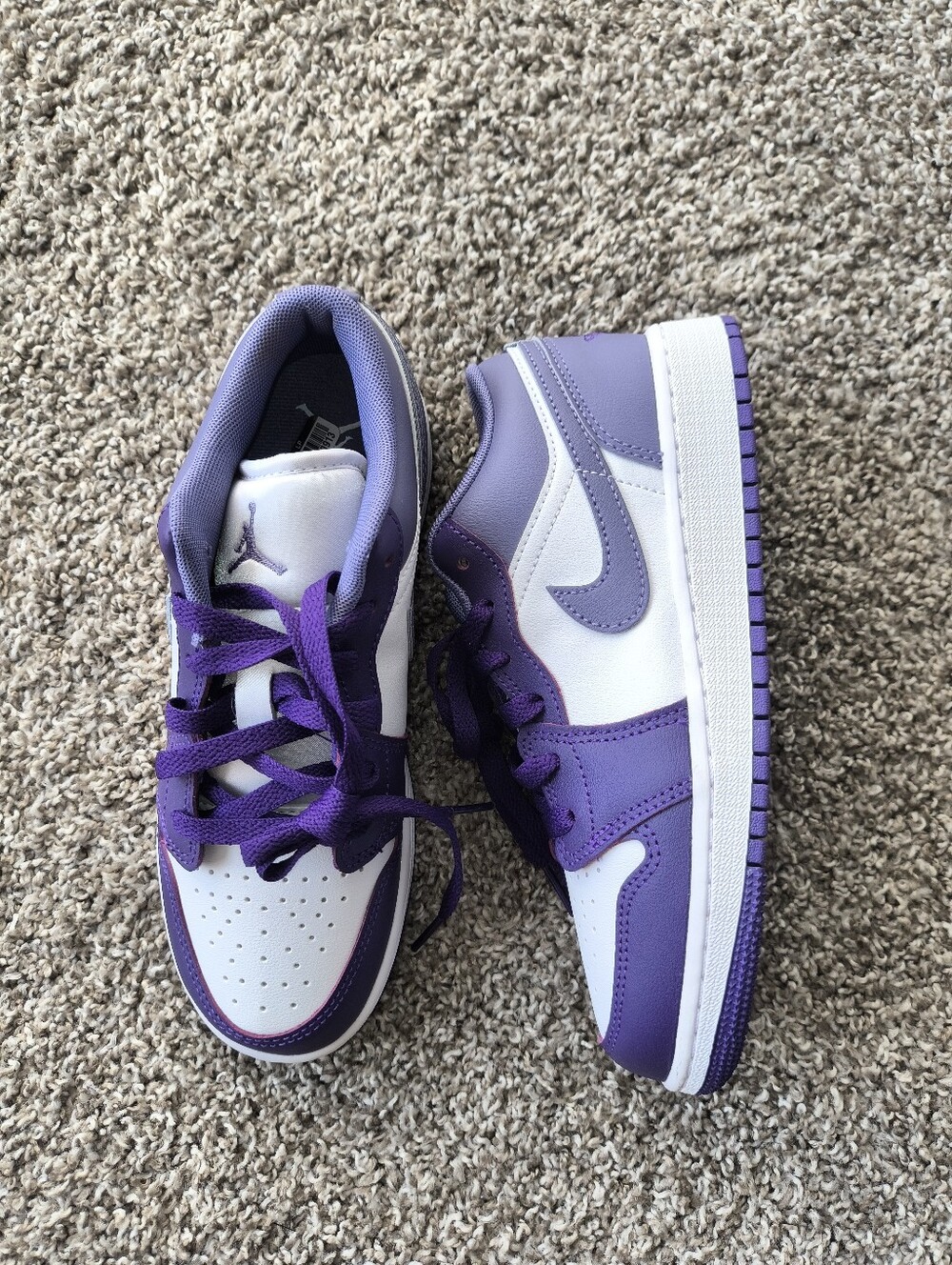 Air Jordan 1 Low "Purple Amethyst" Size 4Y - 5.5W
